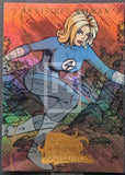 2008-Upper-Deck-Marvel-Masterpieces-Insert-Trading-Card-Fleer-Marvel-Heroines-MH2-of-9-Invisible-Woman-Front