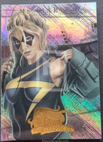 2008-Upper-Deck-Marvel-Masterpieces-Insert-Trading-Card-Fleer-Marvel-Heroines-MH4-of-9-Ms-Marvel-Front