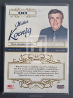 2008 Donruss Americana Celebrity Cuts Century Silver Parallel Trading Card 93 Walter Koenig 12/50 Back