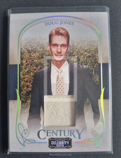 2008 Donruss Americana Celebrity Cuts Trading Card Century Materials 21 Doug Jones 50/100 Front