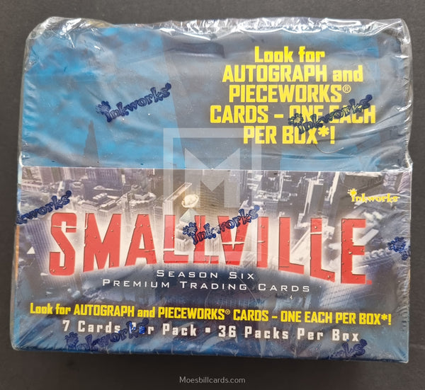2008 Inkworks Smallville Season 6 Trading Card Box Front