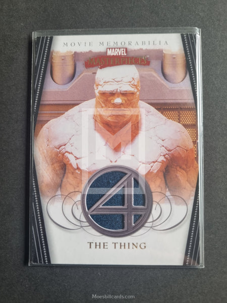 2008 Upper Deck Marvel Masterpieces Set 2 Fantastic Four Memorabilia Trading Card FF4 The Thing Front