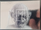 2008_Topps_LOTR-Lord_Of_The_Rings_Masterpieces_2_Alan_Lee_Silver_Foil_Art_Insert_Trading-Card-_8of9_Gollum_Front