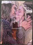 2008_Topps_LOTR-Lord_Of_The_Rings_Masterpieces_2_Russ_Walks_Etched_Foil_Puzzle_Insert_Trading-Card-_5of6_Aragon_Arwen_Front