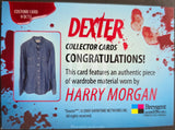 2009-Breygent-Marketing-Dexter-Season-1-One-Costume-Trading-Card-DC13-Harry-Morgan-Back