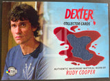 2009-Breygent-Marketing-Dexter-Season-1-One-Costume-Trading-Card-DC19-Rudy-Cooper-T-Shirt-Front
