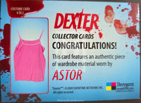 2009-Breygent-Marketing-Dexter-Season-1-One-Costume-Trading-Card-DC2-Astor-Back