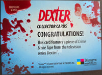 2009-Breygent-Marketing-Dexter-Season-1-One-Prop-Trading-Card-DCP3-Crime-Scene-Tape-Back