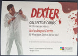 2009-Breygent-Marketing-Dexter-Season-One-1-Insert-Trading-Card-Dexters-Behind-The-Scenes-DS1-SDCC-San-Diego-Comic-Con-Red-Foil-Back