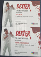 2009-Breygent-Marketing-Dexter-Season-One-1-Insert-Trading-Card-Dexters-Group-DG1-DG2-SDCC-San-Diego-Comic-Con-Red-Foil-Set-Back