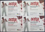 2009-Breygent-Marketing-Dexter-Season-One-1-Insert-Trading-Card-Dexters-Relationships-DR1-DR4-SDCC-San-Diego-Comic-Con-Red-Foil-Back