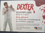 2009-Breygent-Marketing-Dexter-Season-One-1-Insert-Trading-Card-Dexters-Relationships-DR2-SDCC-San-Diego-Comic-Con-Red-Foil-Back