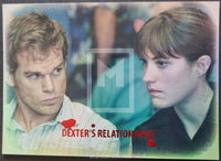 2009-Breygent-Marketing-Dexter-Season-One-1-Insert-Trading-Card-Dexters-Relationships-DR2-SDCC-San-Diego-Comic-Con-Red-Foil-Front