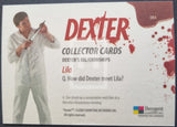 2009-Breygent-Marketing-Dexter-Season-One-1-Insert-Trading-Card-Dexters-Relationships-DR4-SDCC-San-Diego-Comic-Con-Red-Foil-Back