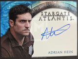 Stargate Atlantis trading card with a signature and character image