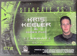 Trading card featuring Kris Keeler as a zombie pilot from Stargate SG-1