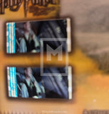 Two vintage-style business cards with a blurred background