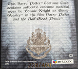 2009 Artbox Harry Potter and the Half-Blood Prince Update: Costume Trading Card C5 Bonnie Wright as Ginny Weasley 228/460