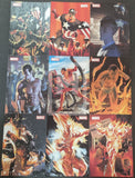 2010-Rittenhouse-Archives-Marvel-70th-Anniversary-Insert-Trading-Card-Tribute-Captain-America-T1-T9-Set-Front