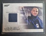 2011 Rittenhouse Archives James Bond Mission Logs Costume Relic Trading Card JBR19 Renards Nuclear Bunker Suit 479/800 Front