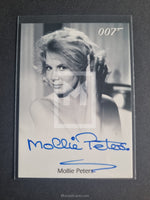 2012 Rittenhouse Archives James Bond 50th Anniversary Series 1 Autograph Trading Card Full Bleed Mollie Peters as Patricia Fearing Thunderball Front