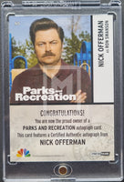 2013-Press-Pass--Parks-And-Recreation-Autograph-Trading-Card-NO-Nick-Offerman-Ron-Swanson-Back