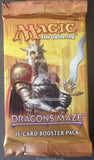 2013 Wizard of the Coast WOTC Magic The Gathering Dargons Maze Trading Card Pack Art Set Front