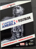 2014_Rittenhouse_archives_Marvel_Comics_Universe_2014_INsert_Trading_Card_Greatest_Battles_Captain_America_Red_Parallel_Expansion_Deathlok_107_Back