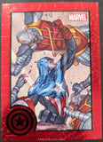 2014_Rittenhouse_archives_Marvel_Comics_Universe_2014_INsert_Trading_Card_Greatest_Battles_Captain_America_Red_Parallel_Expansion_Deathlok_107_Front