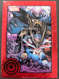 2014_Rittenhouse_archives_Marvel_Comics_Universe_2014_INsert_Trading_Card_Greatest_Battles_Captain_America_Red_Parallel_Expansion_Modok_103_Front