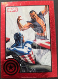 2014_Rittenhouse_archives_Marvel_Comics_Universe_2014_INsert_Trading_Card_Greatest_Battles_Captain_America_Red_Parallel_Expansion_Namor_104_Front