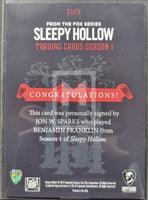 2015-Cryptozoic-Sleepy-Hollow-Season-1-Autograph-Trading-Card-JWS-Jon-W-Sparks-Benjamin-Franklin-Back