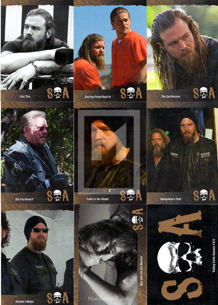 2015 Cryptozoic Sons of Anarchy SOA Season 4_5 Trading Card Base Set