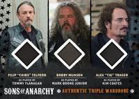 2015 Cryptozoic Sons of Anarchy SOA Season 6 & 7 Trading Card Triple WardrobeCard Sample