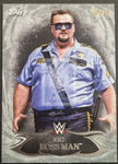 2015 Topps WWE Wrestling Undisputed Insert Trading Card Silver Base Parallel 92 Big Boss Man Front