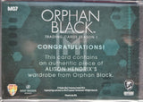 2016-Cryptozoic-Orphan-Black-Season-1-Wardrobe-Trading-Card-M07-Alison-Hendrix-Back