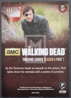 2016 Cryptozoic Entertainment The Walking Dead TWD AMC Insert Trading Card Gold Parallel 27 4/25 Back