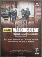 2016 Cryptozoic Entertainment The Walking Dead TWD AMC Insert Trading Card Gold Parallel 7 17/25 Back