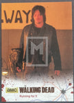 2016 Cryptozoic Entertainment The Walking Dead TWD AMC Insert Trading Card Gold Parallel 7 17/25 Front