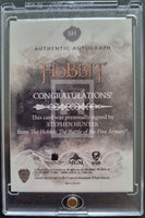 2016 Cryptozoic The Hobbit Battle of the Five Armies Bombur Stephen Hunter Autograph Trading Card Back