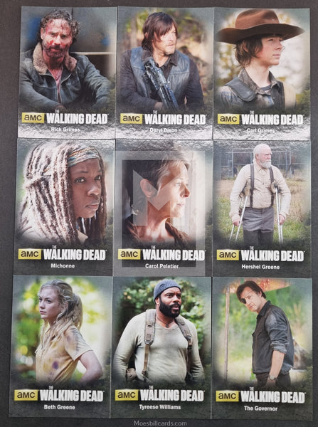 Cryptozoic Walking Dead Season 4 Character Set | Moesbill Trading Card Moesbill Cards Cryptozoic Walking Dead Season 4 Character Set | Moesbill Trading Card Moesbill Cards