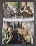 2016 Cryptozoic The Walking Dead Season 4 Part 1 Poster D1 to D4 Insert Trading Card Set Front