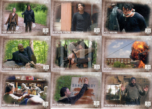 2016 Topps The Walking Dead Season 5 Trading Card Base Set