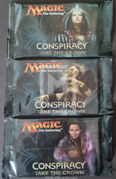 2016 Wizard of the Coast WOTC Magic The Gathering Conspiracy Take The Crown Trading Card Pack Art Set Front