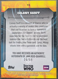 2017-Topps-Doctor-Who-Signature-Series-Autograph-Trading-Card-Green-Parallel-93-Colony-Sarff-Jami-Reid-Quarrell-Back