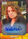 Autograph card of Ida Scott from Doctor Who with a signature and character name.