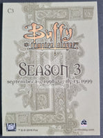 2017 Rittenhouse Archives Buffy The Vampire Slayer Ultimate Collectors Series 2 Montage Trading Card C3 Back