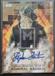 2017 Topps Star Wars Rogue One Series 2 Autograph Trading Card A-SS Stephen Stanton Admiral Raddus Front