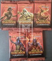 2017 Wizard of the Coast WOTC Magic The Gathering Hours Of Devastation Trading Card Pack Art Set Front