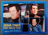 2018 Rittenhouse Archives Star Trek Deep Space Nine Insert Trading Card Metal Parrallel Base 36 7/75 Front